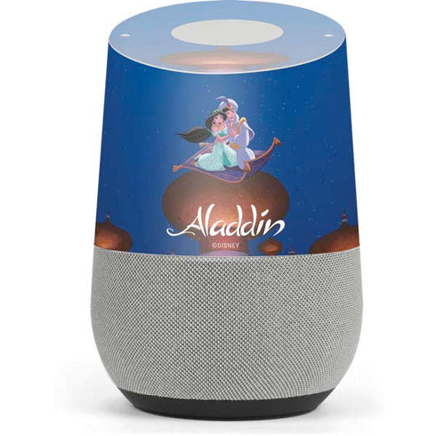 Disney Aladdin and Jasmine Magic Carpet Google Home Skin